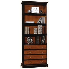 BIBLIOTECA CON MADERA MODULAR CAJÓN