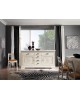 MUEBLE ESTILO DRESSER BASSANO MADERA blanco mate