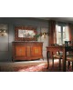 MOBILE CREDENZA STILE BASSANO ANTA TRAFORO ORO LEGNO MASSELLO