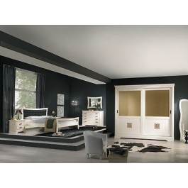 DOUBLE PAINTED CABINET -COMO-BED-MIRROR-COMODINI WOOD