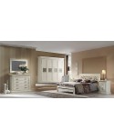 DOUBLE PAINTED CABINET -COMO-BED-MIRROR-COMODINI WOOD