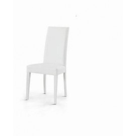 2 PEZZI SEDIA POLTRONA DA SALA CUCINA ECO PELLE BIANCO super promozione