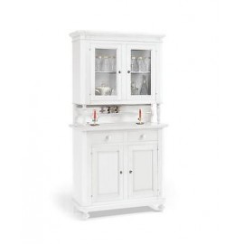 COCINA DESTACADA Cristalliera APARADOR BLANCO MATE MADERA VENETO X HALL