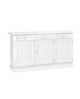 MOBILE WOOD DRESSER WHITE MATT WOOD PRODUCTS VENETO X HALL KITCHEN