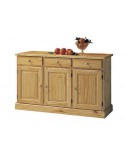 CREDENZA IN PINO BASELEGNO COLORE MIELE - NOCE - NATURALE stile montagna