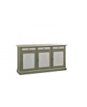 DRESSER WOOD COUNTRYANTICATA WHITE AND GREEN - LUIS - PRODUCT VENETO