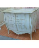 CREDENZA LEGNO CREDENZINA BOMBATA PERSONALIZZATA DA ESTEACASA