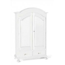 Armario 2 PUERTAS 2 cajones arte pobre GLOSS blanco opaco x dormitorio