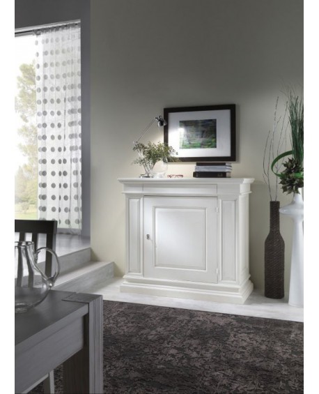 GABINETE aparador con madera sólido de color blanco o marfil - VARIOS COLORES