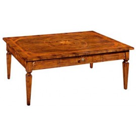 Tavolino IN LEGNO MASSELLO DA SALOTTO L.127 P.78 H.51 VARI COLORI