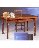 TABLE Table en bois massif - COULEURS DIVERS