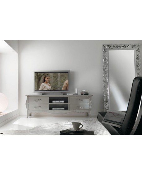 en différentes couleurs en forme de télévision porte en bois - L.182 P.50 H.61