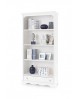 MOBILE LIBRERIA 3 RIPIANI LACCATO BIANCO OPACO 1 CASSETTO