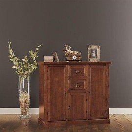 CREDENZA MOBILE ENTRATA - ENTRATINA ARTE POVERA LEGNO COL NOCE INGRESSO SALA