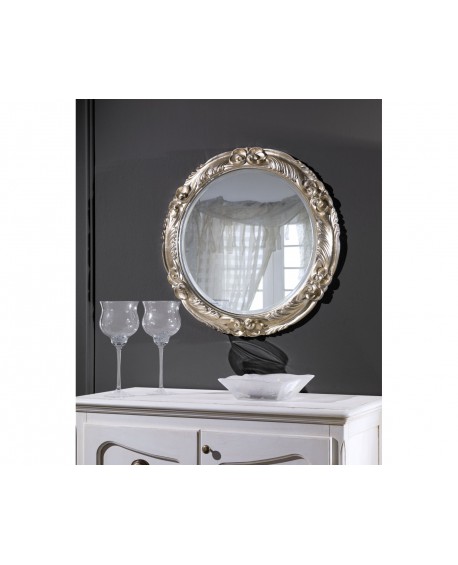 SPECCHIO IN LEGNO ARTIGIANALE - MADE IN ITALY