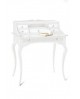 TABLE DESK 5 DRAWERS LACQUERED MATT WHITE