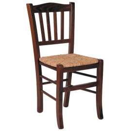 SEDIA LEGNO MASSELLO SEDUTA PAGLIA VARI COLORI