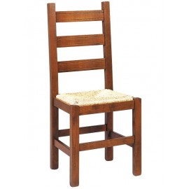 SEDIA LEGNO SEDUTA PAGLIA