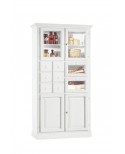 BELIEF PANTRY IN WOOD WITH MATT WHITE