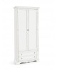 ARMADIO 2 ANTE IN LEGNO COLORE BIANCO OPACO