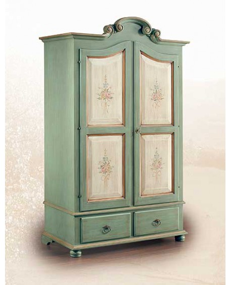 ARMADIO DECORATO BICOLORE PREZZO REGALO