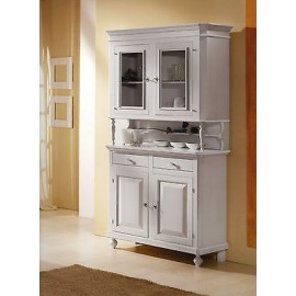 Armario NAPOLETANA BASE + LIFT CRISTALLIERACOLORE laca blanca