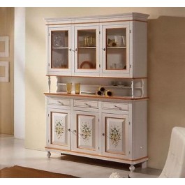 Armario + ventana decorada CÓMO Foto- CRISTALLIERA NAPOLETANA COMPLETA