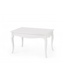 TAVOLINO BASSO SALOTTO  IN LEGNO COLORE BIANCO OPACO