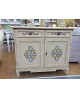 DRESSER WOOD DECORATED BY HAND PAINTED ANTIQUE COUNTRY COLLECTION
