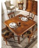 SQUARE TABLE PROLONGATION DE PRODUCTION SOLIDES EN BOIS INCRUSTE VENETA