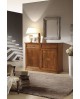 MOBILE CABINET 2 DOORS WOOD INLAID