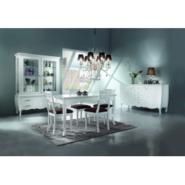 CREDENZA LEGNO MASSELLO DESIGN VARI COLORI - 211 x h 110 x p 60