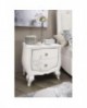 COMODINO IN LEGNO 2 CASSETTI CON DECORO  CHANTAL COLLECTION
