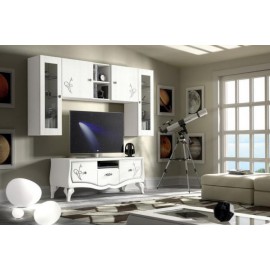 SOPORTE TV 3 cajón de madera