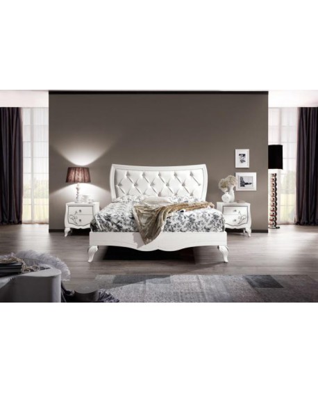 LETTO LEGNO SAGOMATO CON IMBOTTITURA  CHANTAL COLLECTION