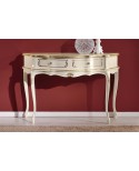 CONSOLE 1 DRAWER WOOD MATT WHITE