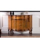 CREDENZA 2 PORTE 1 CASSETTO LEGNO MASSELLO CON INTARSIO