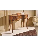 CONSOLE 1 DRAWER WOOD WITH INLAY