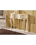 CONSOLE 1 DRAWER WOOD MATT WHITE
