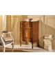 CREDENZA 1 PORTE 1 CASSETTO LEGNO MASSELLO CON INTARSIO