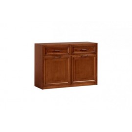 CREDENZA COMPONIBILE 2 ANTE 2 CASSETTI IN LEGNO MASSELLO