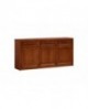 CREDENZA COMPONIBILE 3 ANTE 3 CASSETTI IN LEGNO MASSELLO