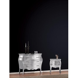 CROYANCE COMO « 3 TIROIRS SILVER LEAF BOIS CRAFT