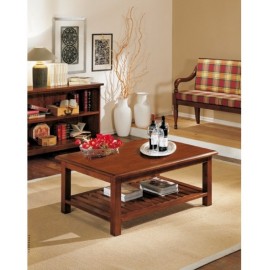 LIVING ROOM TABLE SQUARE WOOD