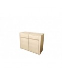 CABINET 2 DOOR 2 DRAWER OF WOOD ASH
