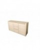 CABINET 2 DOORS 3 DRAWERS SOLID WOOD ASH