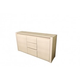 CABINET 2 DOORS 3 DRAWERS SOLID WOOD ASH
