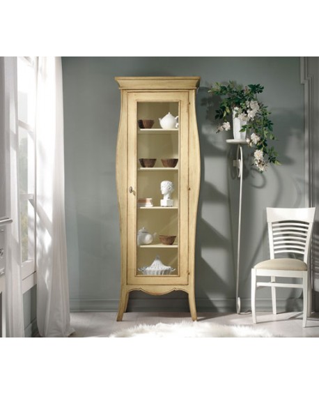 SCHRANK ANTIQUE IVORY HOLZ