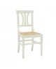 SEDIA IN LEGNO COLORE BIANCO OPACO