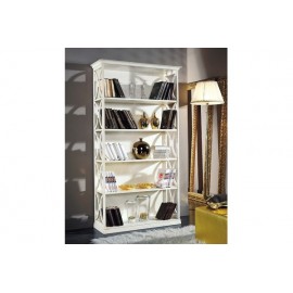 LIBRERIA A GIORNO LEGNO MASSELLO  L102 P36 H190